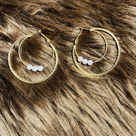 Large Hoop Earrings - Picture 4 of 4